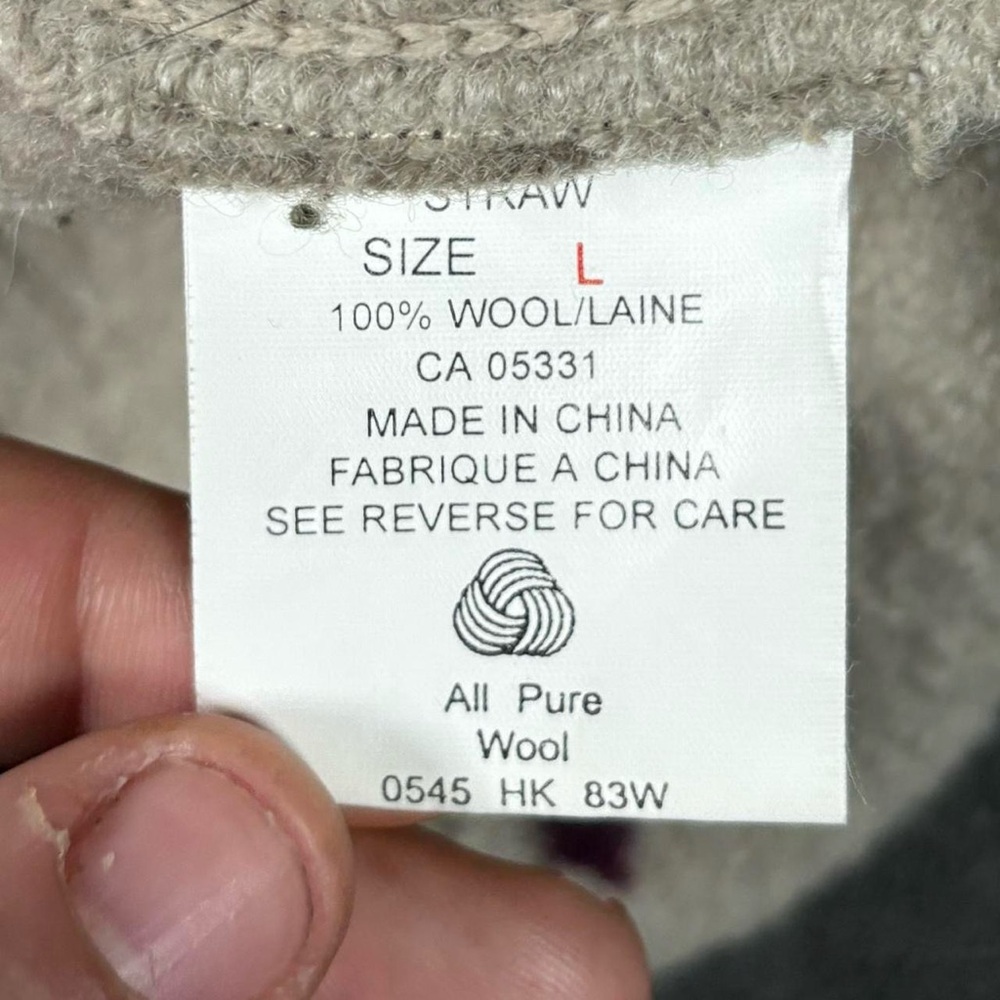 Vintage Woolrich Maple Leaf Print Nordic Clasps Wool Vest - Picture 6 of 8